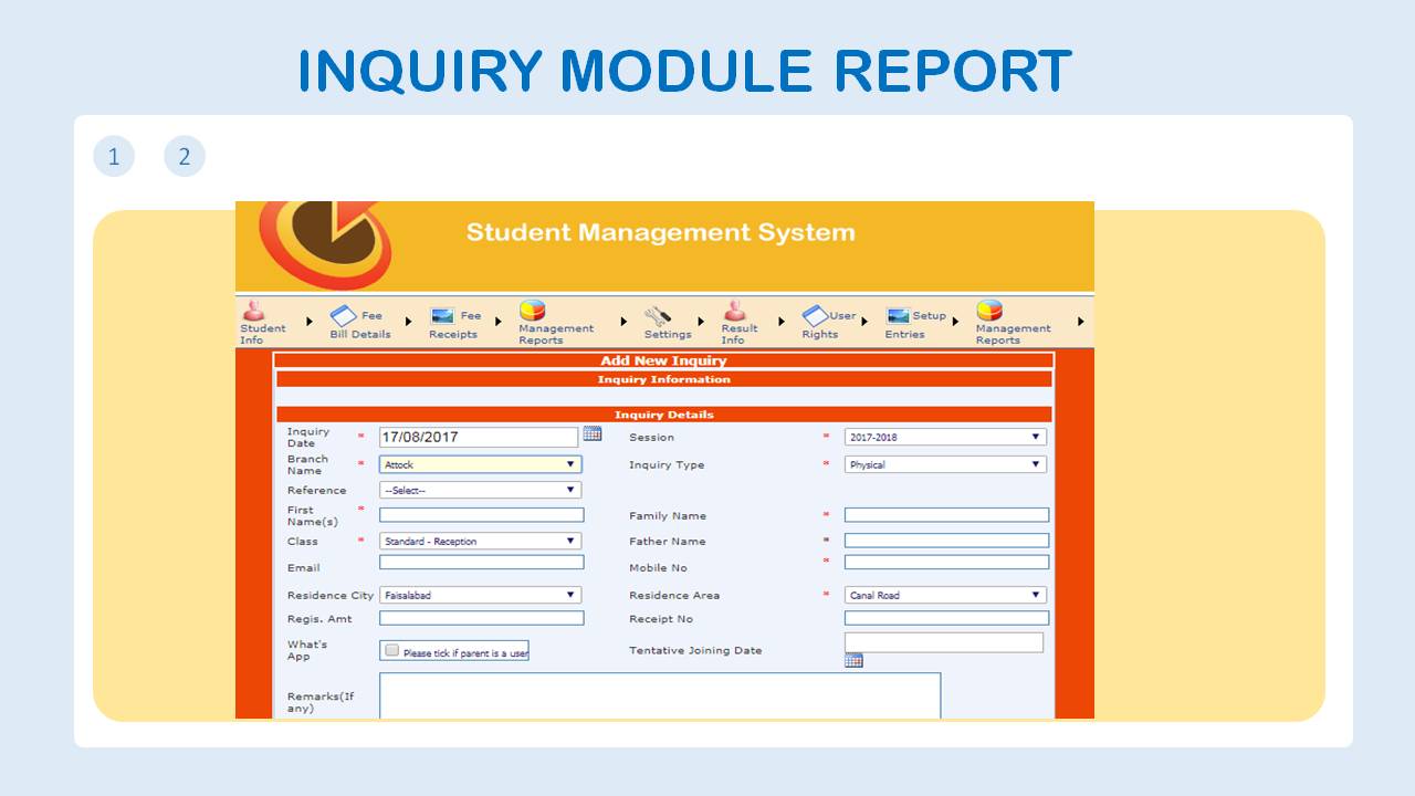 inquiry Module