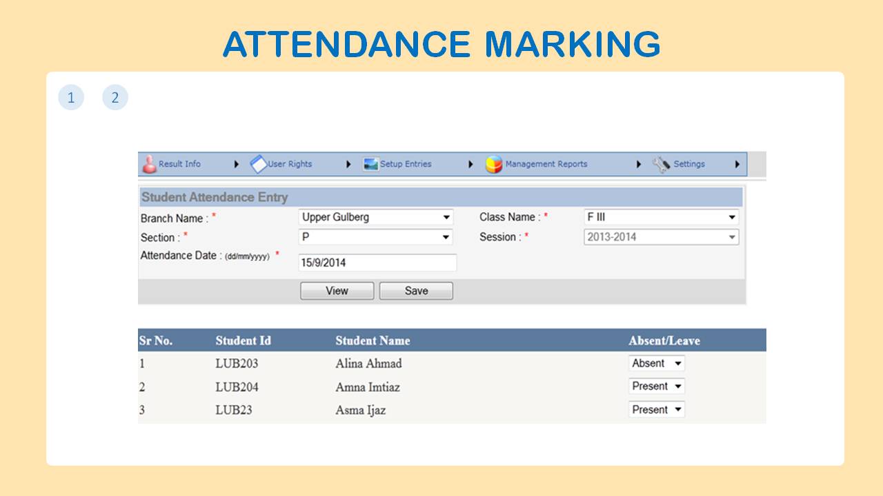 Online Student Attendance
